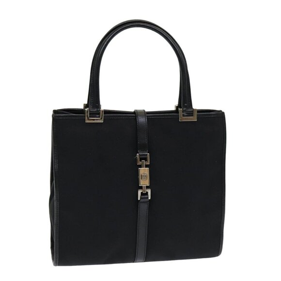 GUCCI Jackie Hand Bag Nylon Black 002 1065 Auth am6548 - Picture 1 of 16
